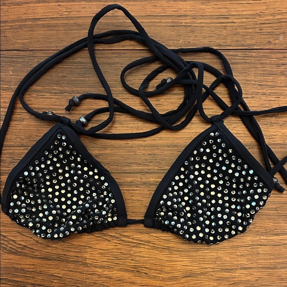 Vintage Stella McCartney Black Bikini with Swarovski crystals - Picture 6 of 7